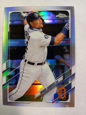 2021 Topps Chrome Refractor Miguel Cabrera Detroit Tigers EBay