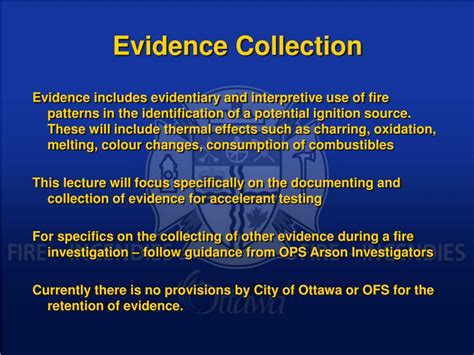 Ppt Evidence Collection Powerpoint Presentation Free Download Id