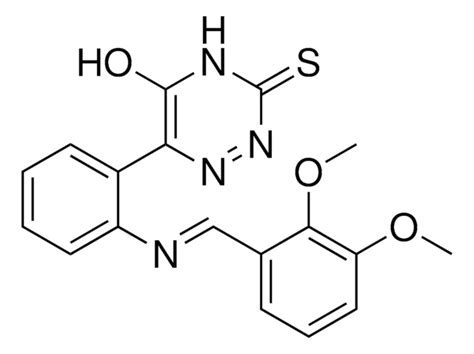 6 2 2 3 DIMETHOXYBENZYLIDENE AMINO PH 5 HYDROXY 1 2 4 TRIAZINE 3 4H