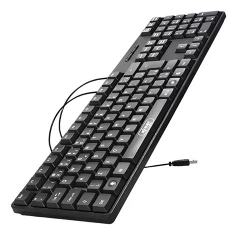 Teclado Usb Para Notebook Computador Abnt2 Português Qwerty Cor De Teclado Preto Idioma