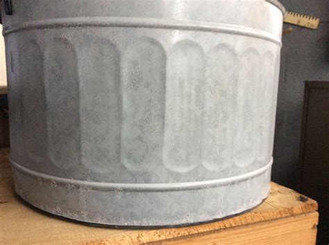 Zinc Round Basin Tub Bucket Bassine Galvanis E Ronde Xl Etsy Australia