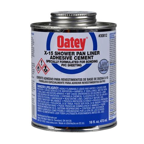 The Oatey X 15 16 Oz Bonding Adhesive Is Designed To Bond PVC Membrane