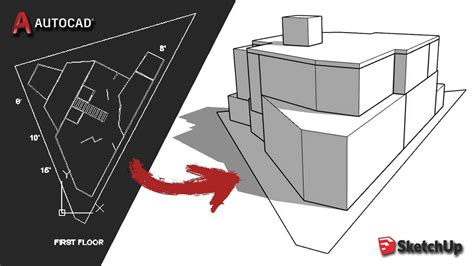 From Plan To Project Creating A D Massing Model In Sketchup From A