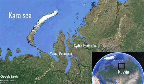 Yamal Peninsula Map