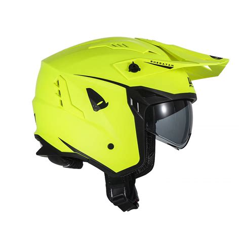 Casque Ufo Sheratan Jaune Casques Offroad He Dflu Motostorm