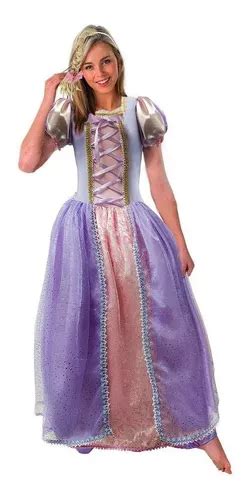 Fantasia Rapunzel Adulta Princesa Cosplay De Luxo Tiara Frete grátis