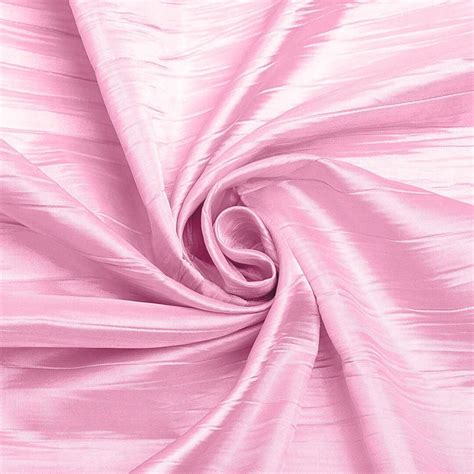 Crushed Taffeta Fabric Pink 54 Inch Wide Crushed Taffeta Creased Fabric