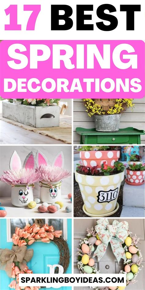 17 Easy DIY Spring Decor - Sparkling Boy Ideas