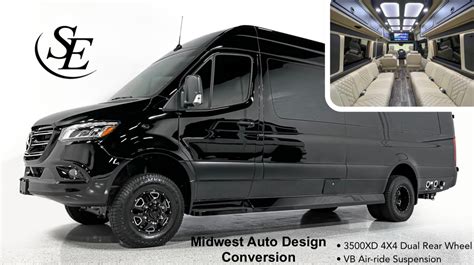 Used 2023 Mercedes Benz Sprinter 3500XD 4X4 DRW W VB AIR RIDE MIDWEST