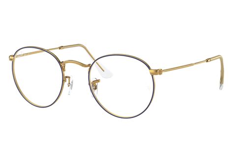 Round Metal Optics Eyeglasses With Blue Frame Rb3447v Ray Ban®