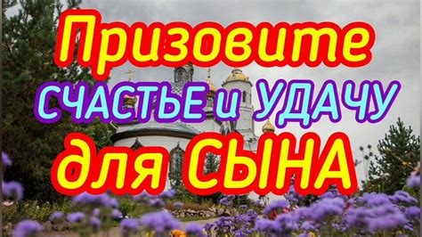 Призовите СЧАСТЬЕ и УДАЧУ для Вашего СЫНА! - YouTube