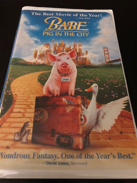 Babe Pig In The City VHS 1999 Clamshell Release 96898360739 EBay