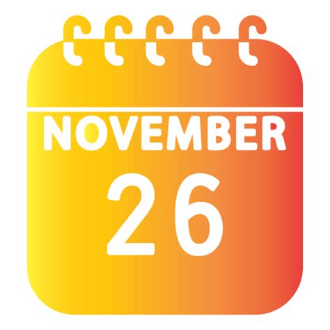 November Generic gradient fill icon