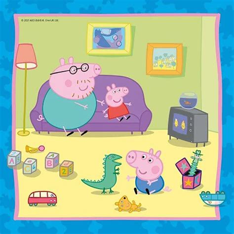 Puzzle Ravensburger Peppa Pig 3 In 1 3x49 Piese EMAG Ro