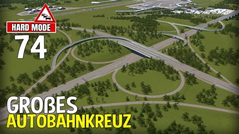 Gro Es Autobahnkreuz Selbst Gebaut Nahe Vom Flughafen In Cities