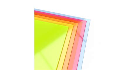 Plaques Plexiglass Fluorescent