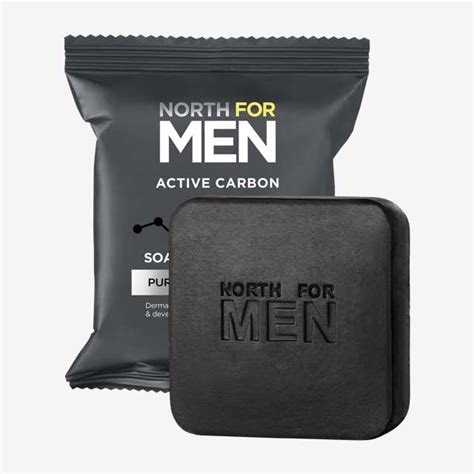 North For Men Active Carbon Soap Bar