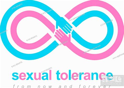 Sexual Tolerance Conceptual Symbol Zero Tolerance Vector Symbol Created With Infinity Loop