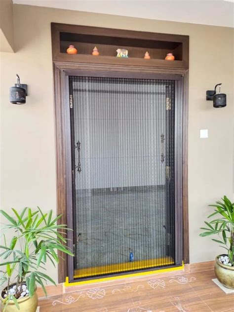 Aluminium Mosquito Mesh Door At Rs Sq Ft Mosquito Net Door In