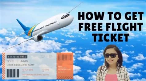 How To Get A Free Flight Ticket Youtube