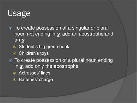 Apostrophes Rule 4 Ppt Download