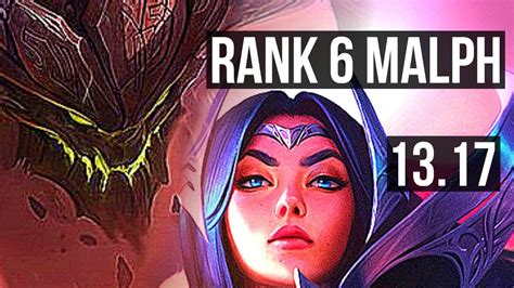 MALPH Vs IRELIA TOP Rank 6 Malph 7 Solo Kills 10 2 5 Dominating