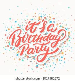 Lets Celebrate Banner Vector Lettering Stock Vector Royalty Free