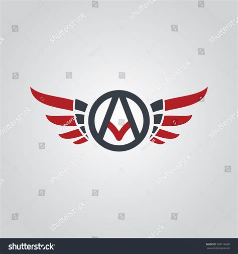 Aviator Symbol Logo Logotype Theme Vector Stock Vector 504116608 ...