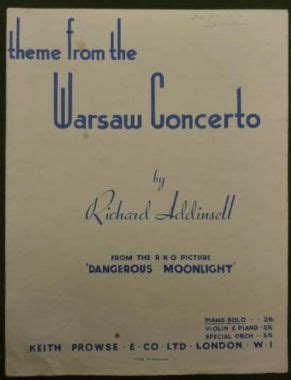 Priory Antiques | Theme from the Warsaw Concerto – Piano Solo