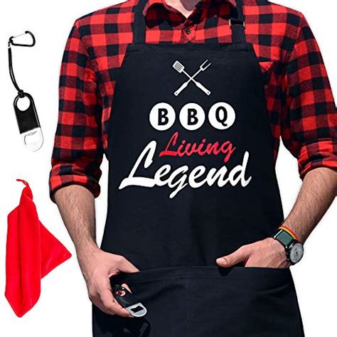 Bbq Aprons For Men With Pockets Grill Master Apron For Men Grilling