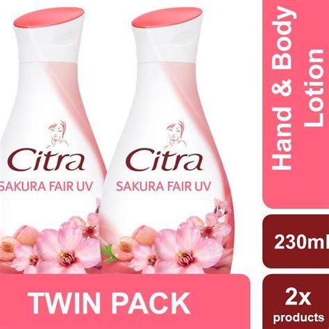 Jual Miliki Citra Hand And Body Lotion Sakura Fair Uv Ml Twin