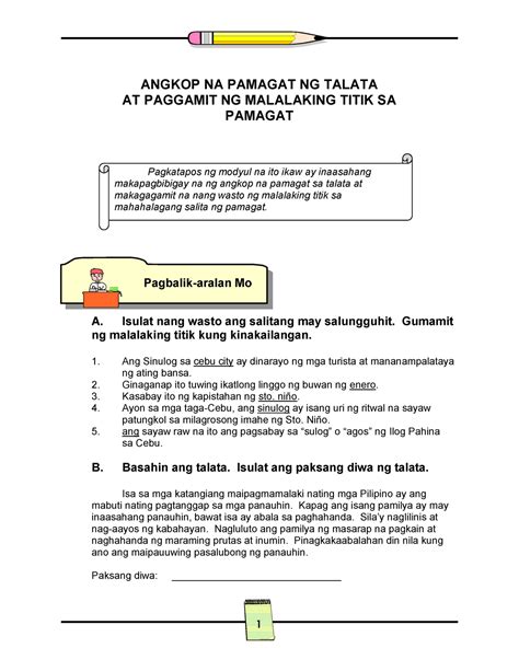 Pagbibigay Ng Angkop Na Pamagat Ng Kwento Angkop Alinsunod