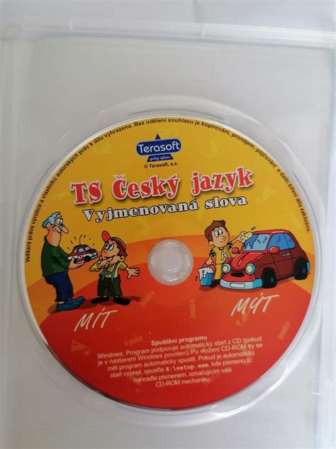 PC CD ROM TS ČESKÝ JAZYK VYJMENOVANÁ SLOVA Aukro