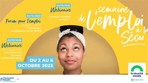 Semaine de l emploi à la Sécu Agenda