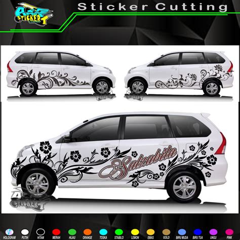 Jual Stiker Striping Polet Batik Body Mobil Avanza Dan Semua Mobil Dll