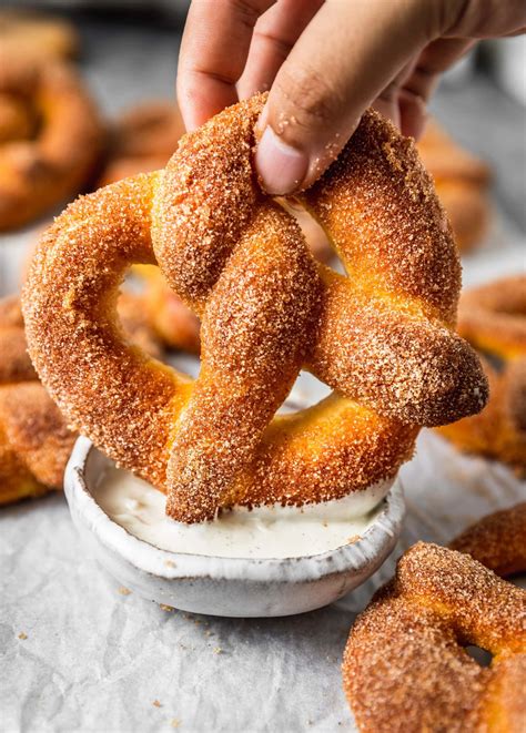 Cinnamon Sugar Soft Pretzels MikeBakesNYC