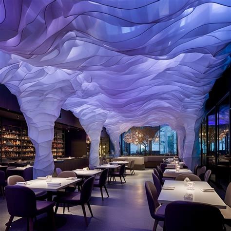 Bar Ceiling Interior Konzept In Architecture Restaurant Design