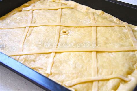 Empanada Gallega De Bacalao Y Pasas Receta Mercado Calabaj O