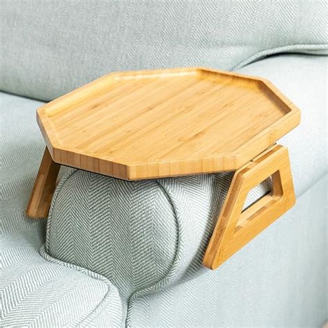 Amazon Shamrock Home Bamboo Couch Arm Table Clip On Tray Sofa