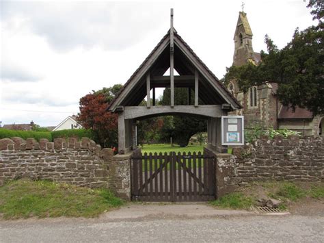 Lychgate At The Entrance To Christ Jaggery Geograph Britain And