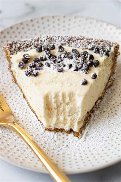 No Bake Cannoli Pie Everyday Pie