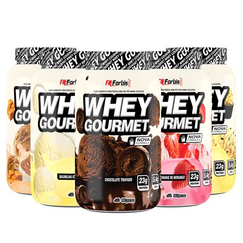 Whey Protein Gourmet FN Forbis Pote 907g Shopee Brasil