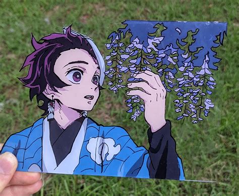 Custom Anime Glass Painting 4x6 Etsy