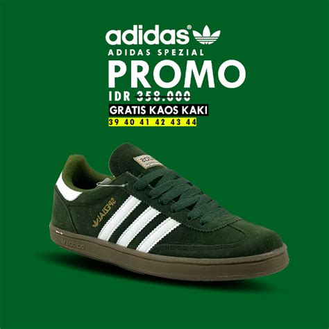 Jual Sepatu Sneakers Adidas Spezial Green White Hijau Putih Grade