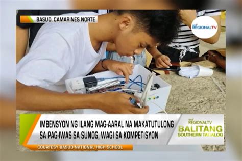 Balitang Southern Tagalog Imbensyon Ng Mga Estudyante Balitang