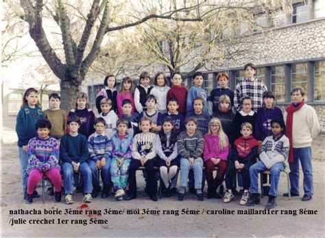 Photo De Classe Cm2 De 1993 ECOLE RASPAIL Copains D Avant