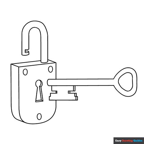 Lock Coloring Pages