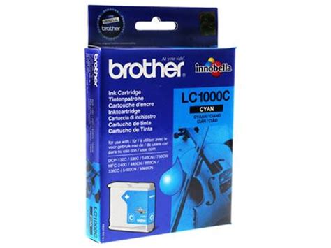 Tinteiro BROTHER LC1000C Ciano 400 páginas Worten pt