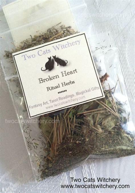 Broken Heart Love Spell Herbs With Dried Sage Herb And Epson Etsy