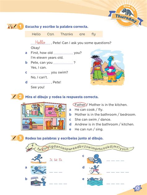 Inglés 4º PRIMARIA Cuaderno de actividades repasamos en Verano page 0005